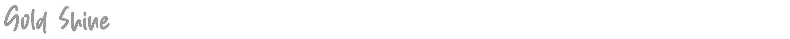 Gold Shine font preview